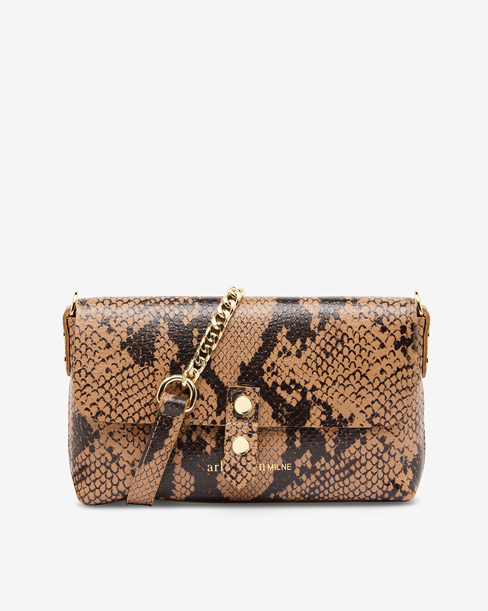 Paige Wallet - Caramel Python - Arlington Milne