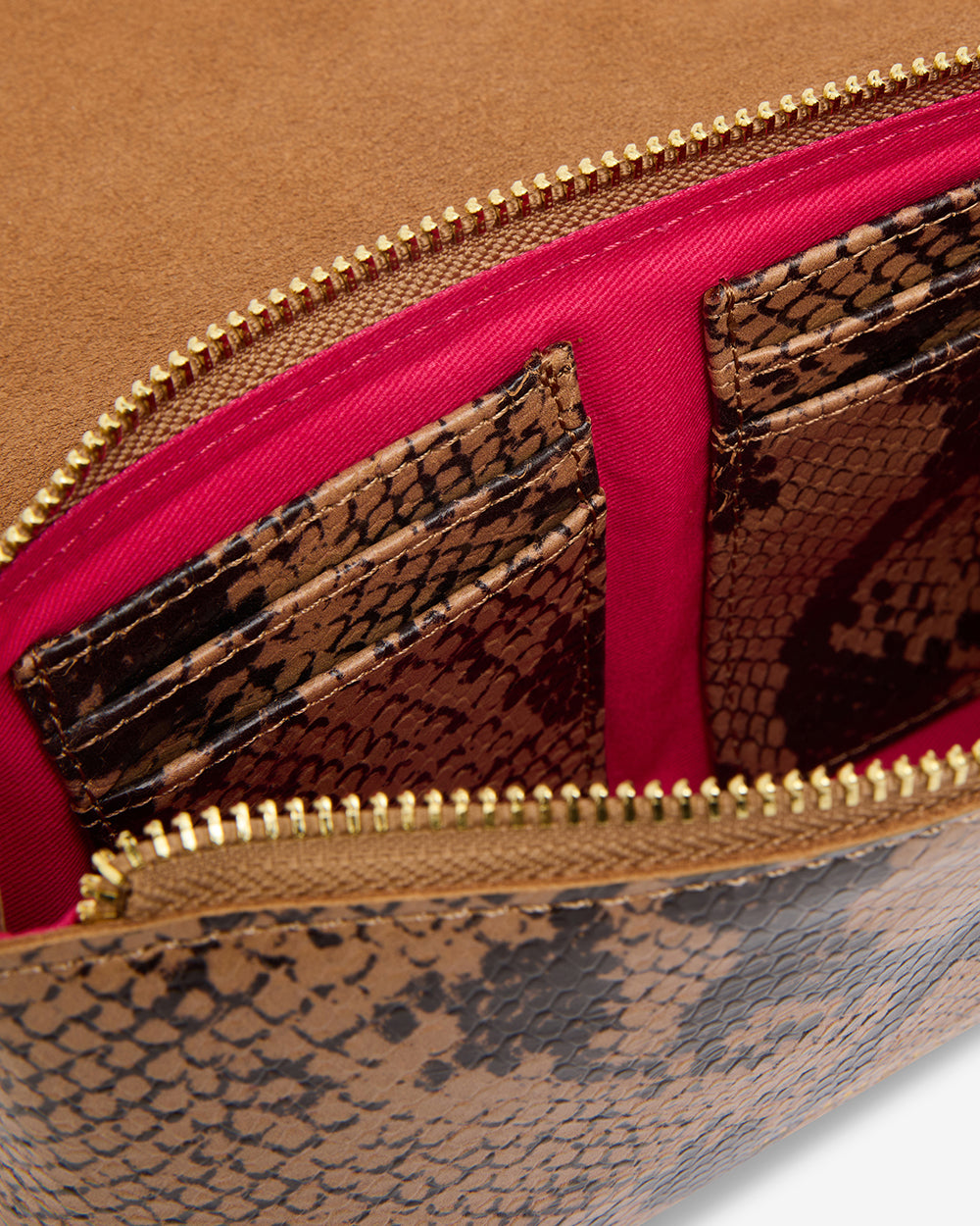 Paige Wallet - Caramel Python - Arlington Milne