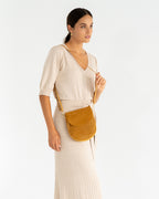 Phoebe Pouch - Toffee Suede - Arlington Milne