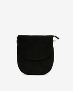 Phoebe Pouch - Black Suede - Arlington Milne