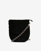 Phoebe Pouch - Black Suede - Arlington Milne