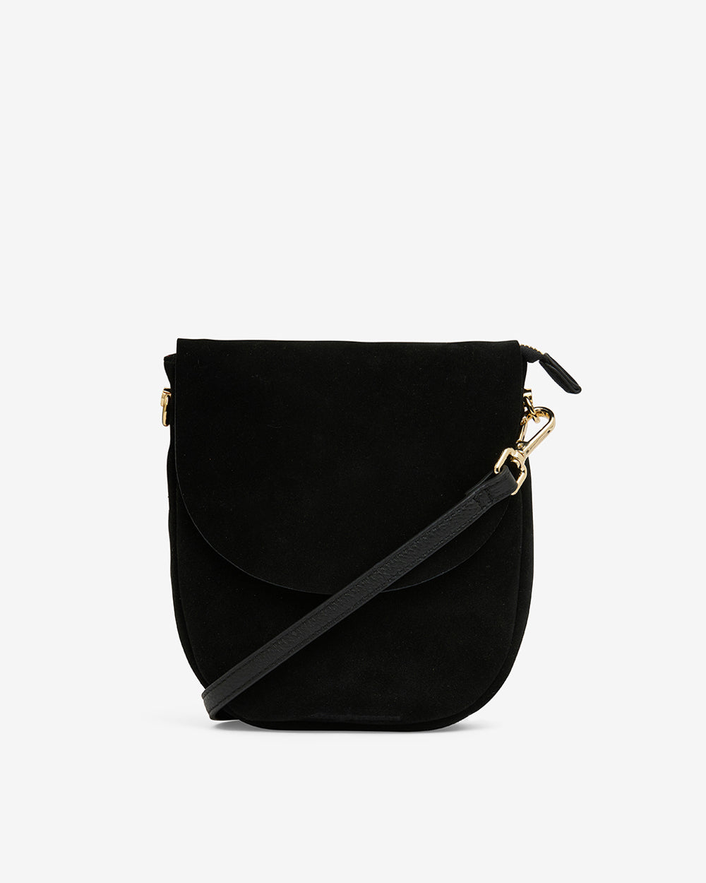 Phoebe Pouch - Black Suede