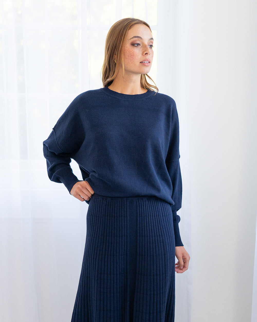 Lucy Knit - Navy