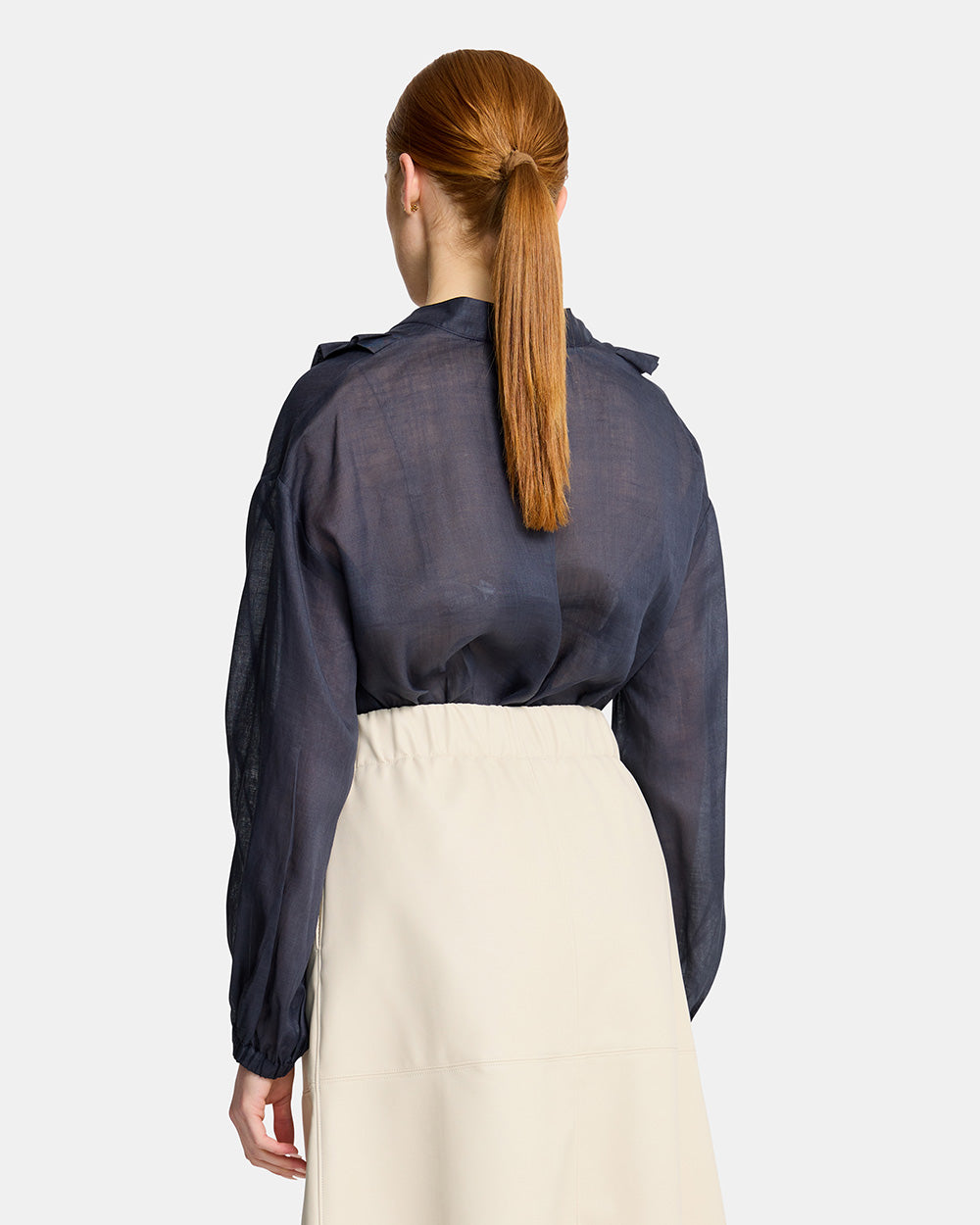 Riva Blouse - Navy