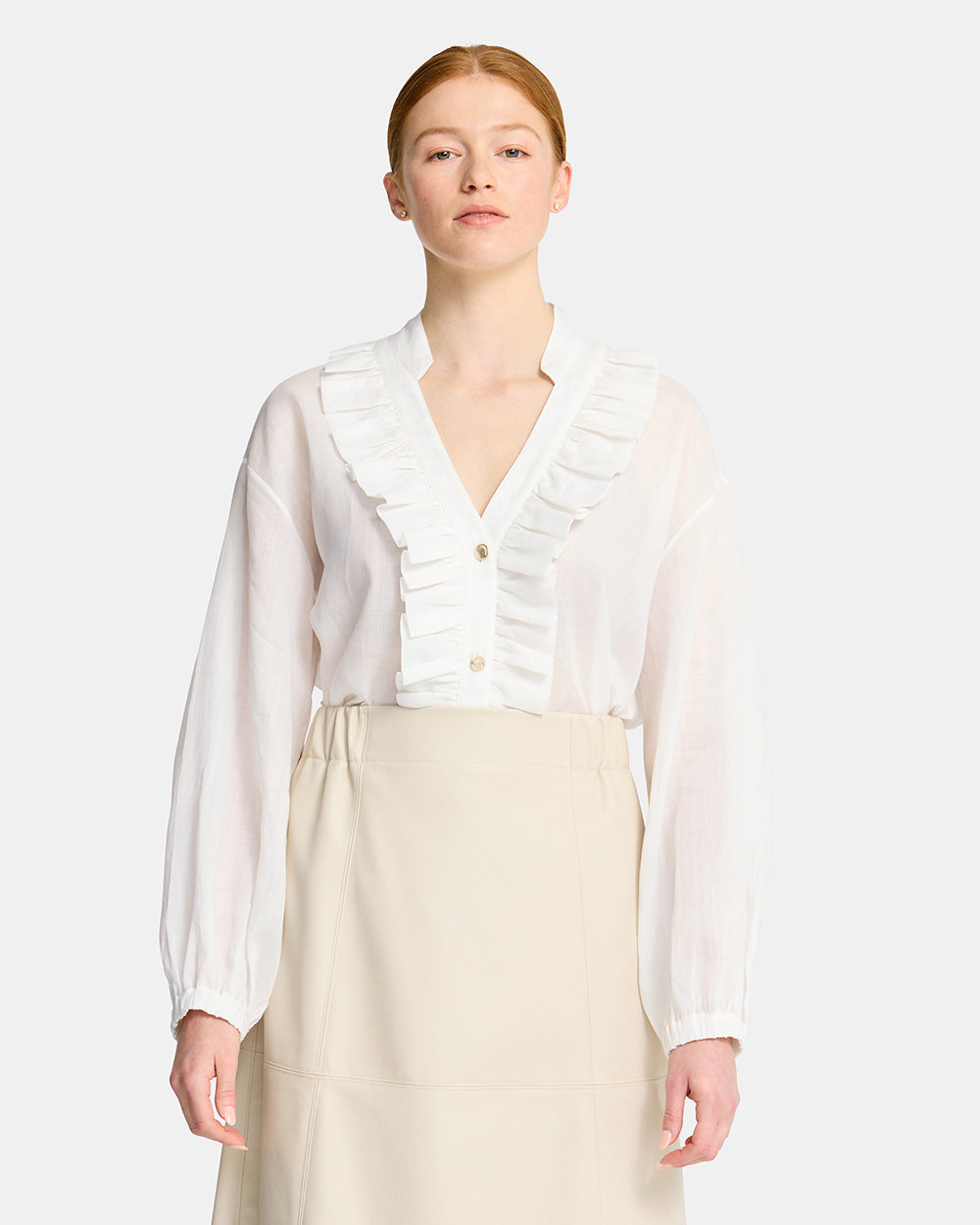 Riva Blouse - White