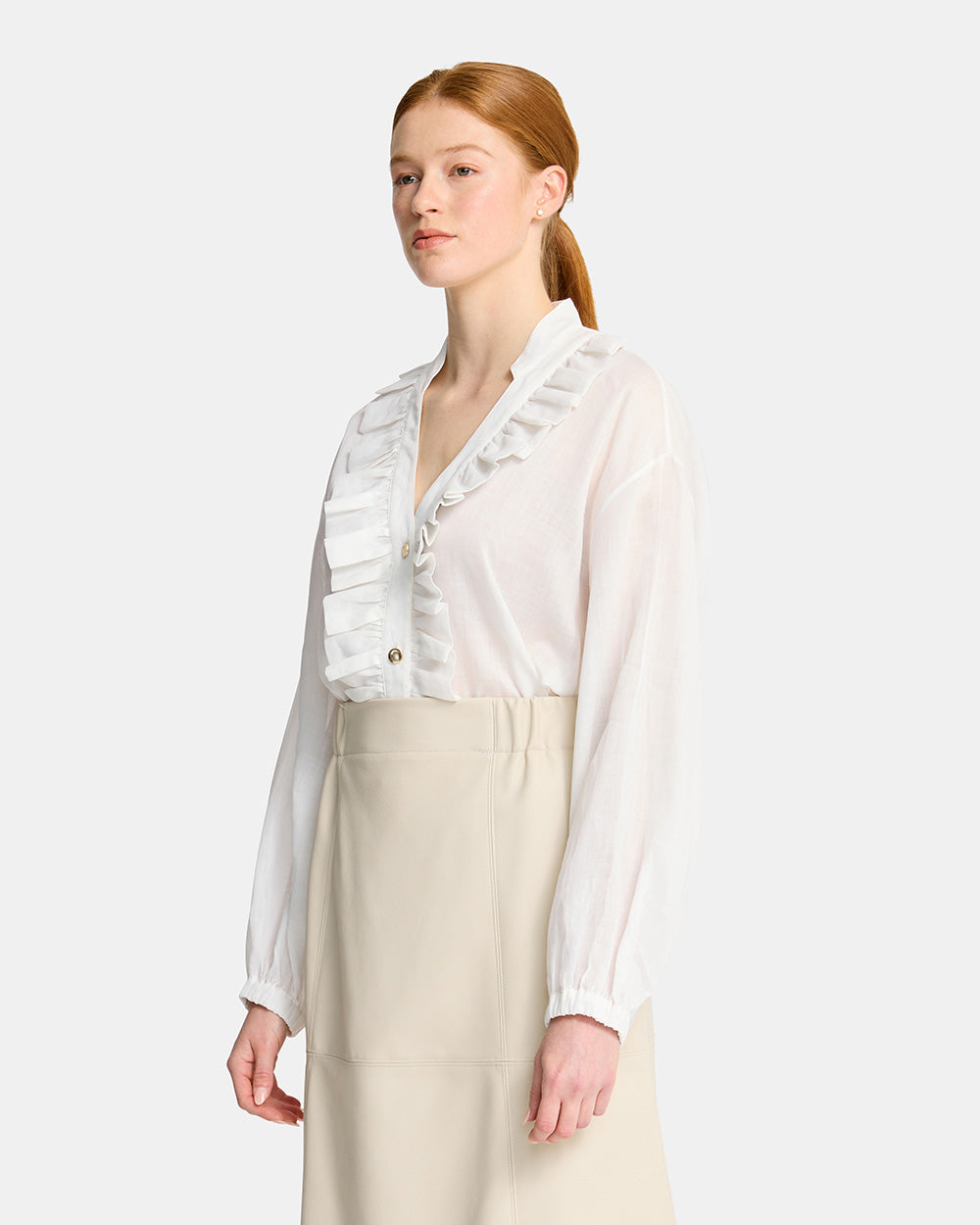 Riva Blouse - White