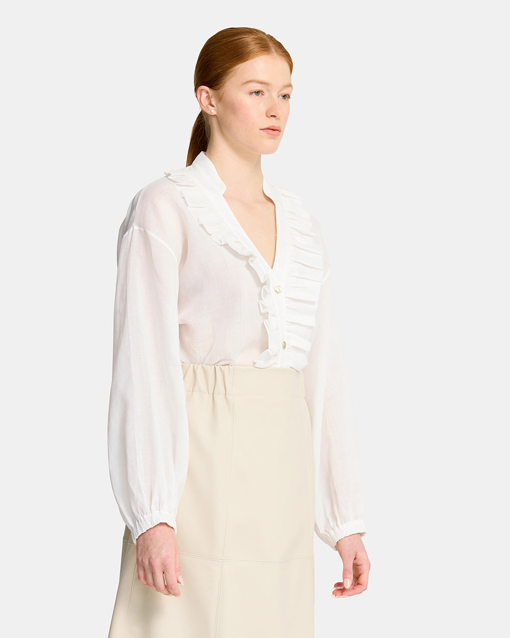 Riva Blouse - White