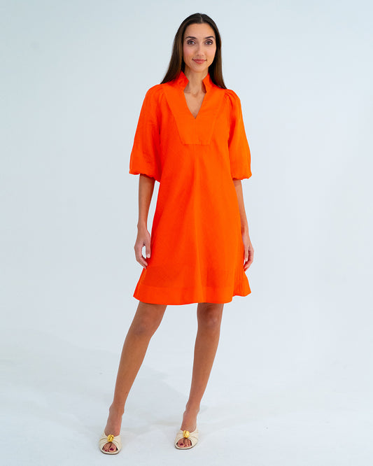 River Mini Dress - Tangerine