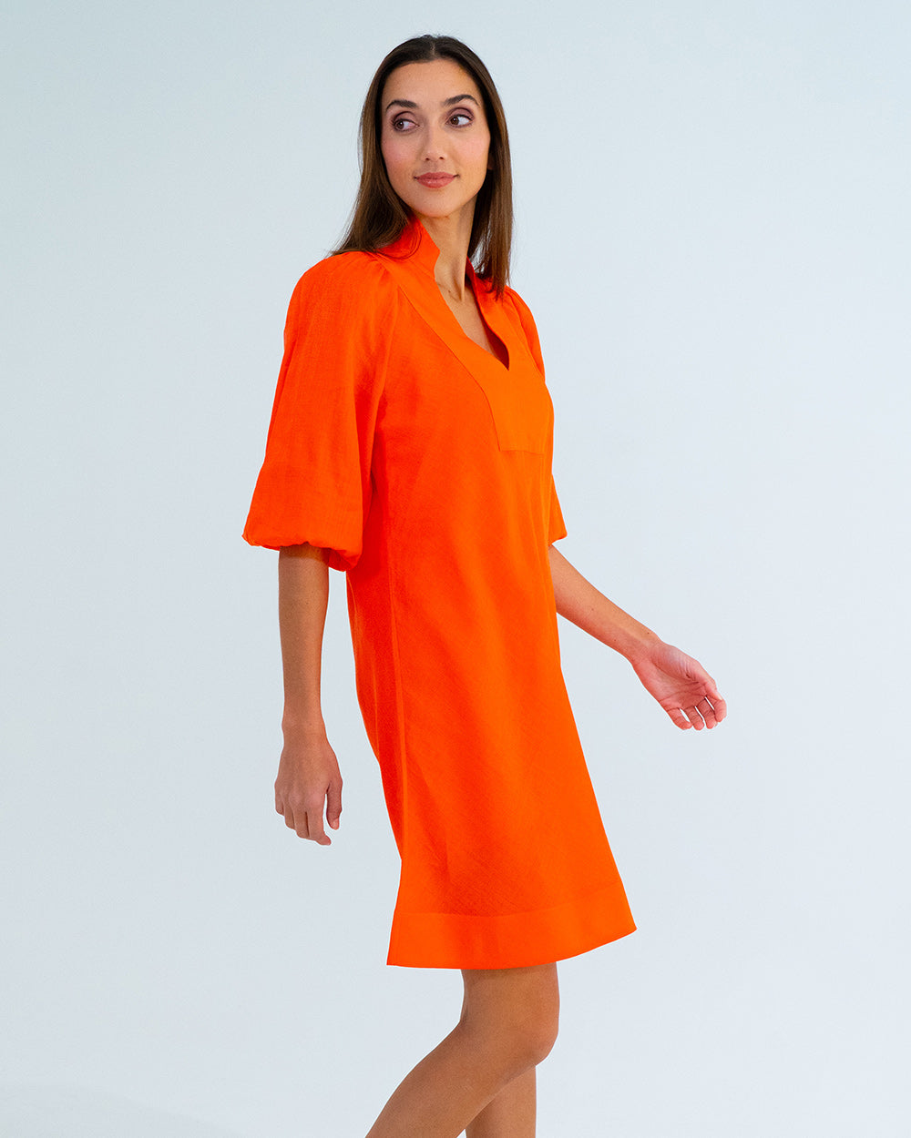 River Mini Dress - Tangerine