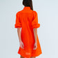 River Mini Dress - Tangerine