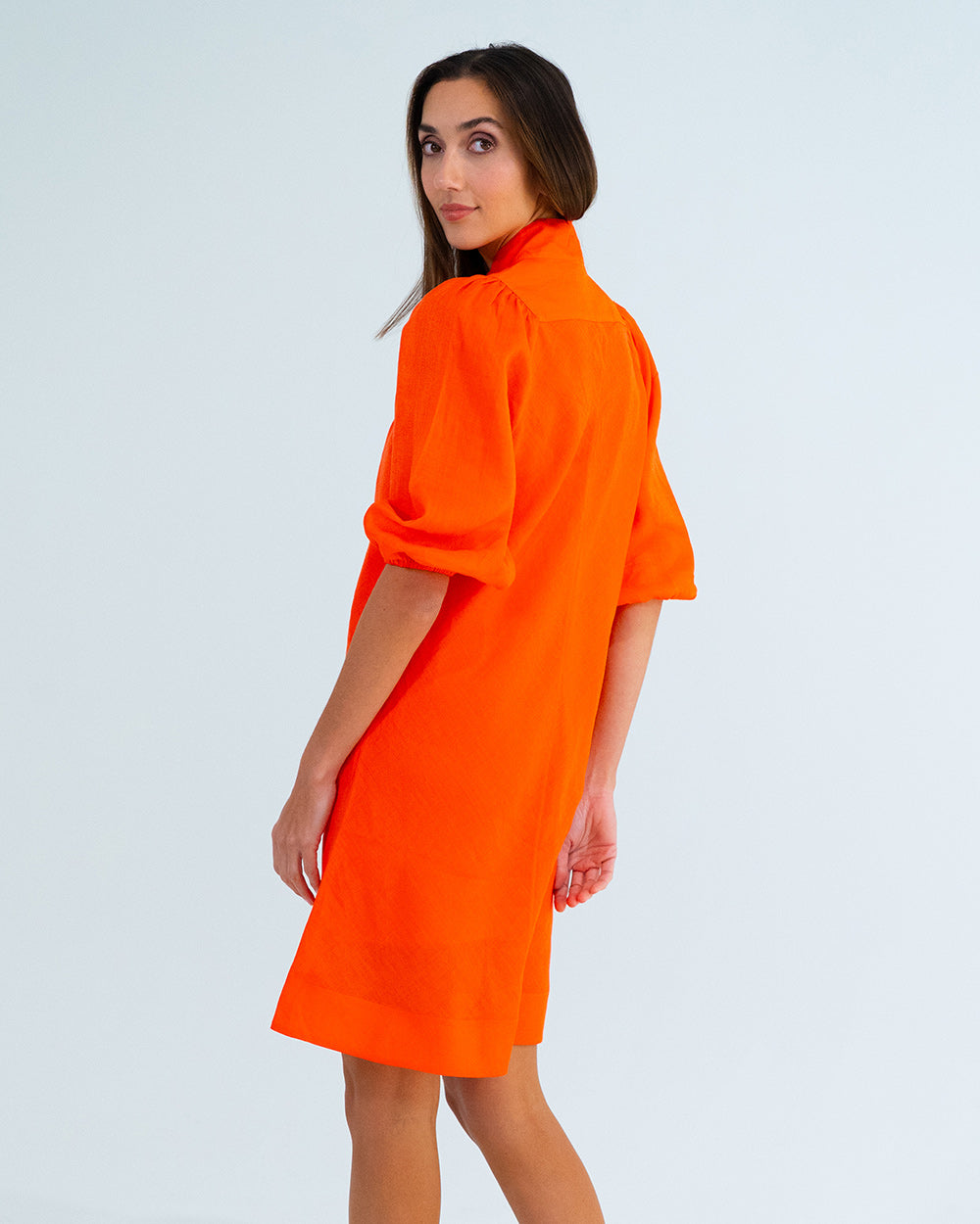 River Mini Dress - Tangerine