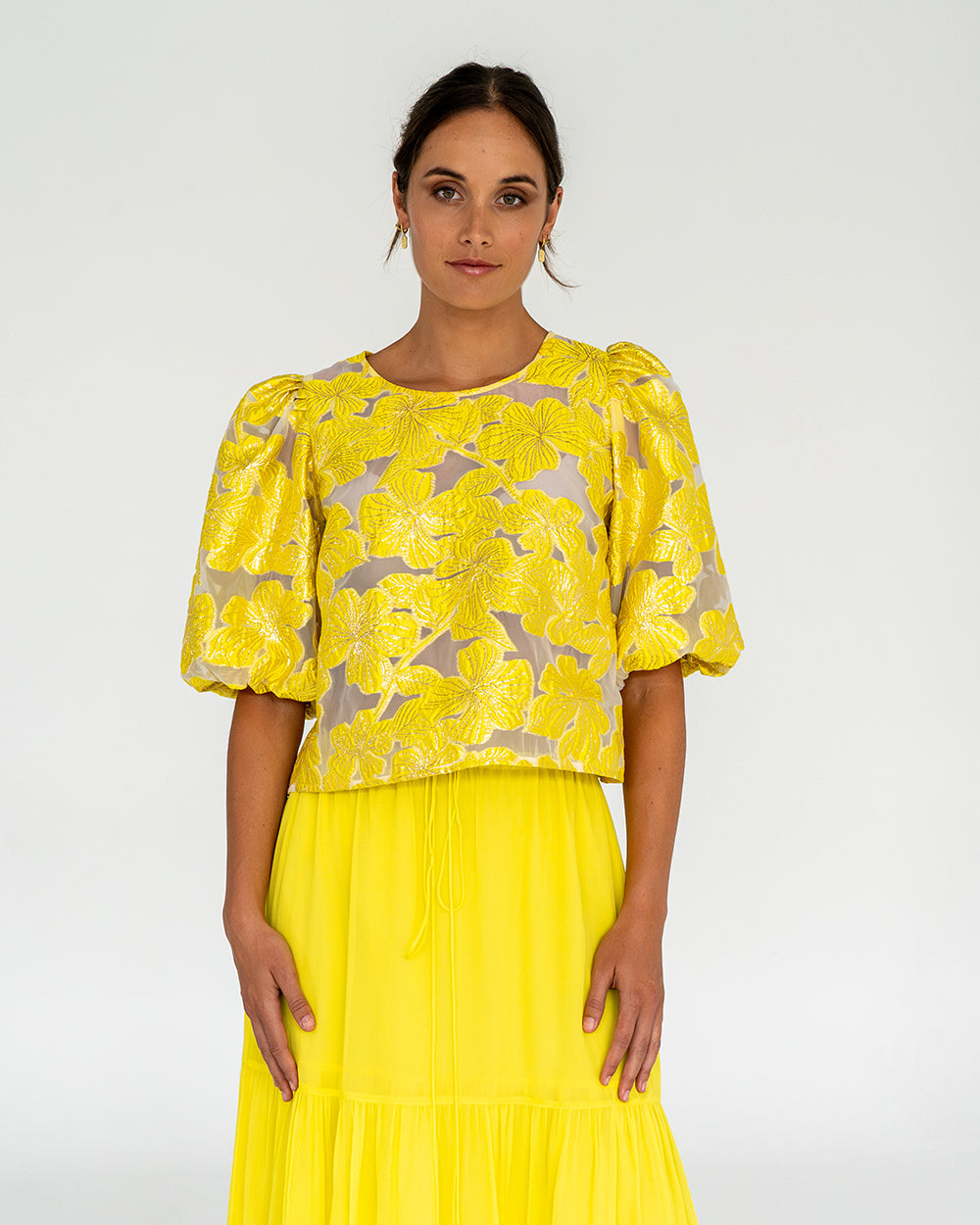 Rochelle Blouse - Sunglow Yellow