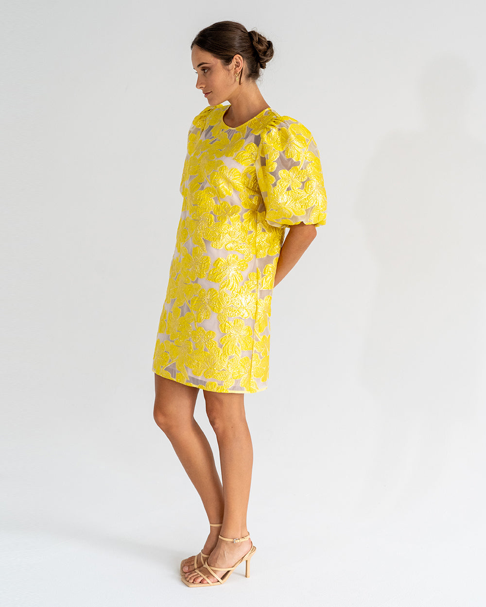 Rochelle Mini Dress - Sunglow Yellow