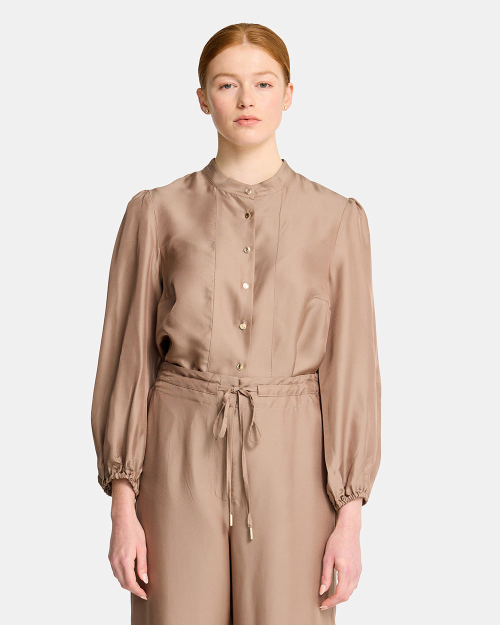 Rosa Blouse - Taupe