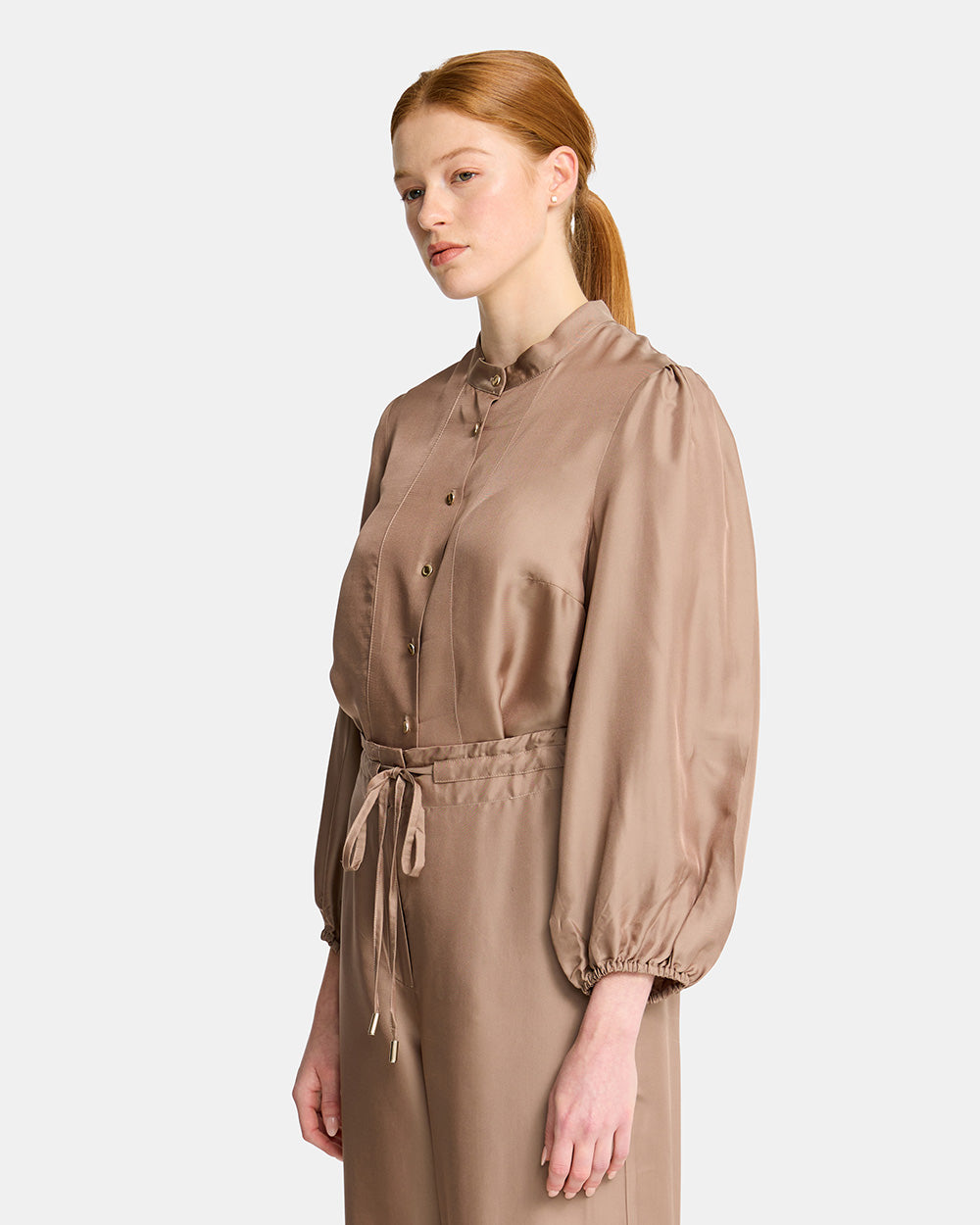 Rosa Blouse - Taupe