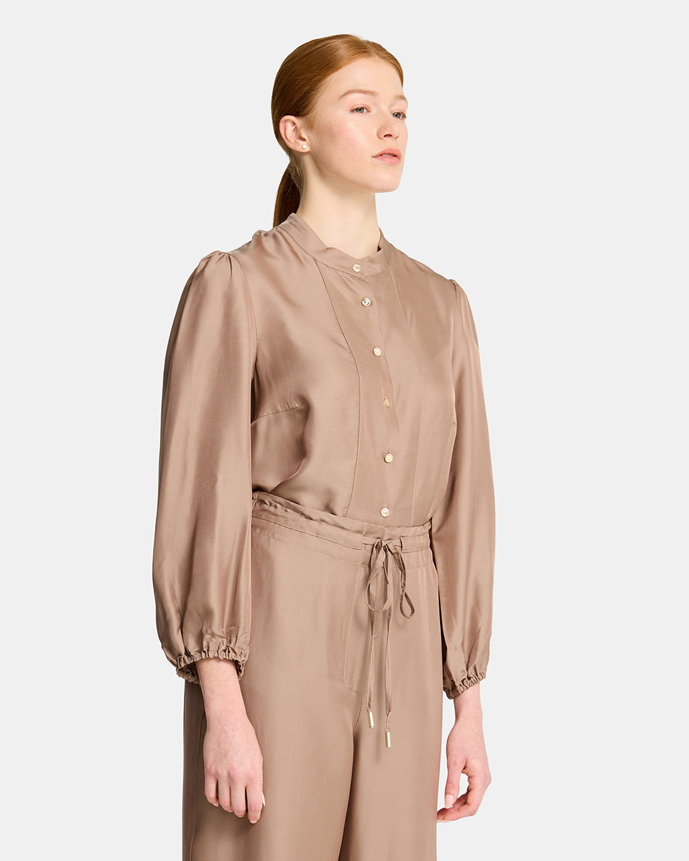 Rosa Blouse - Taupe