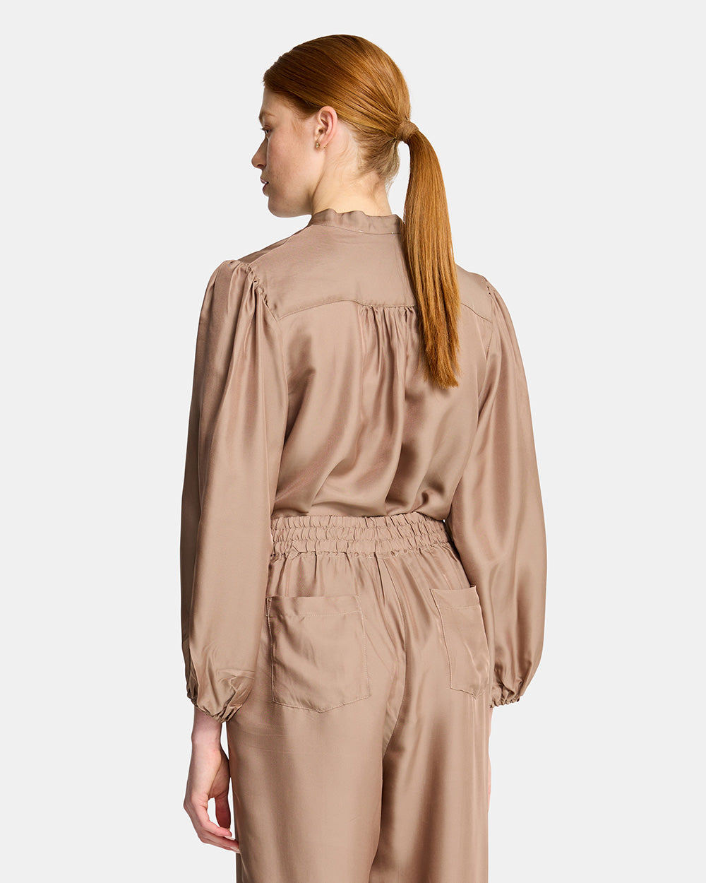 Rosa Blouse - Taupe