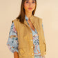 Clare Vest - Camel