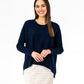 Sadie Crew Neck - Navy