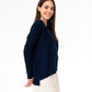 Sadie Crew Neck - Navy