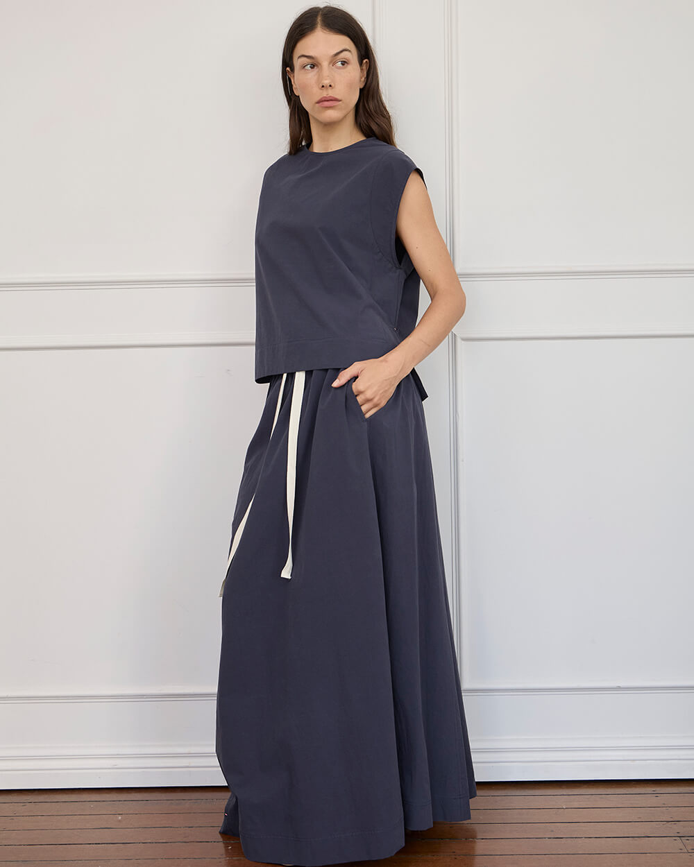 JL Maxi Skirt - Navy