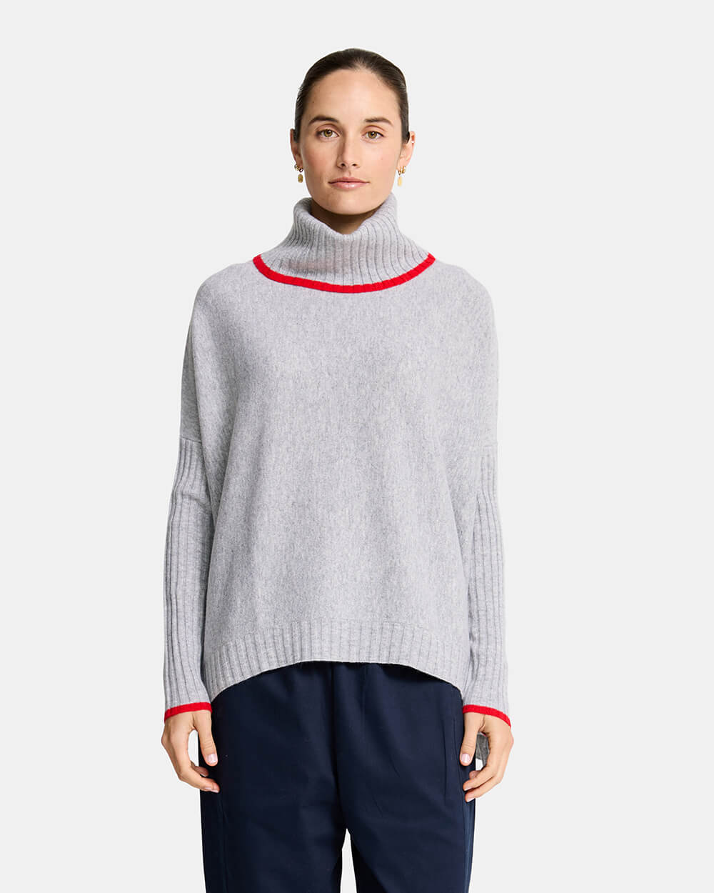 Sinead Knit - Marle/Rouge