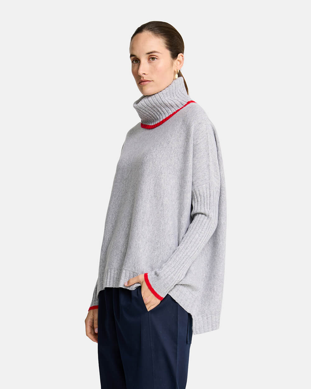 Sinead Knit - Marle/Rouge