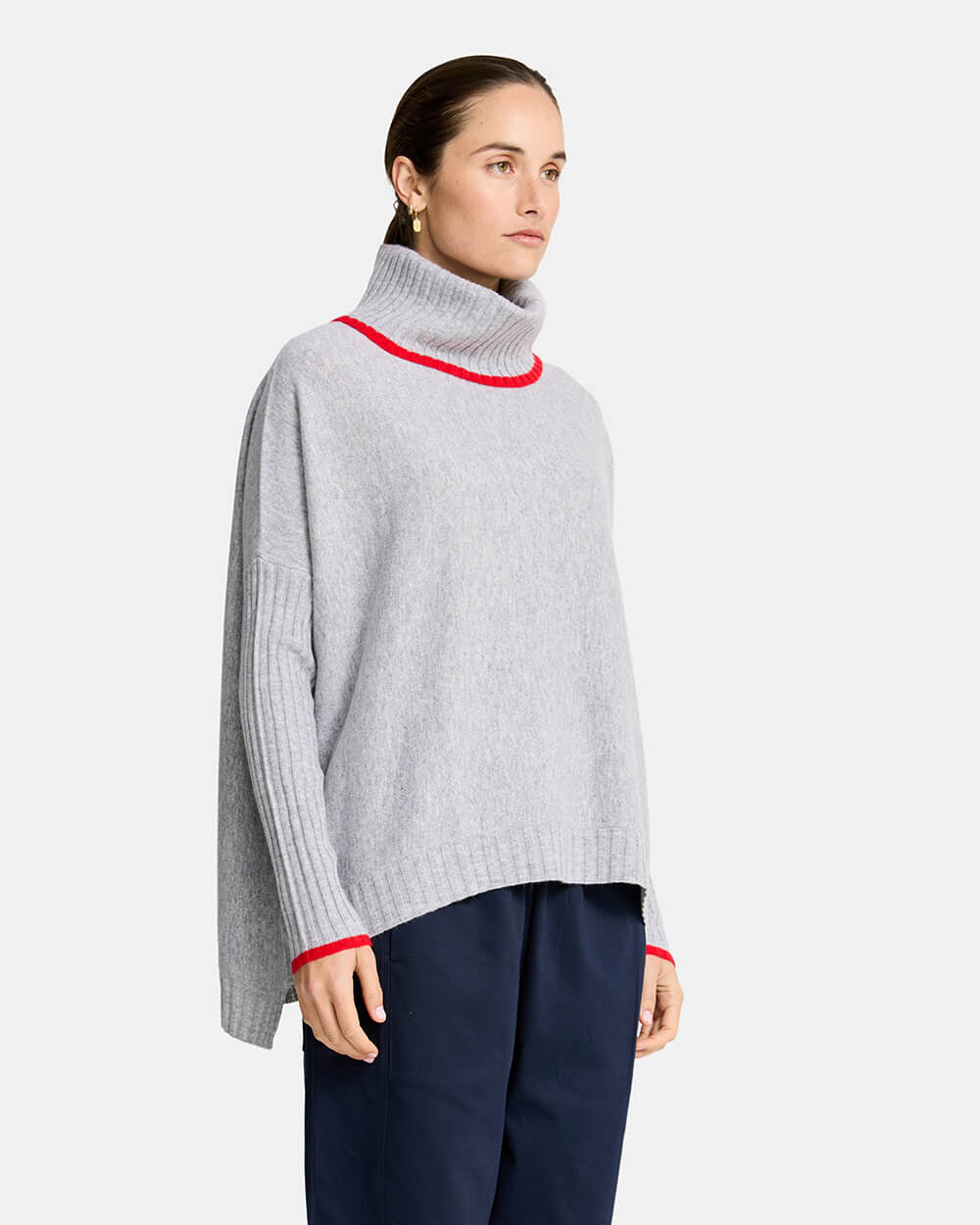 Sinead Knit - Marle/Rouge