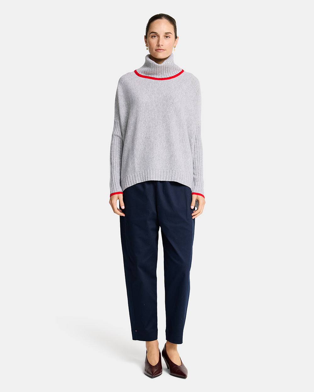 Sinead Knit - Marle/Rouge