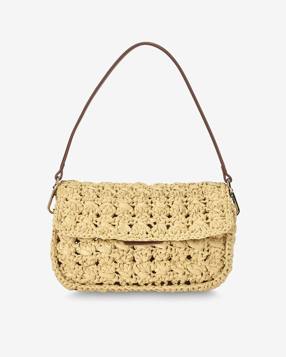 Thea Shoulder Bag - Raffia Weave