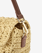 Thea Shoulder Bag - Raffia Weave