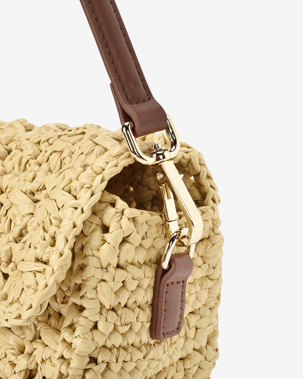 Thea Shoulder Bag - Raffia Weave