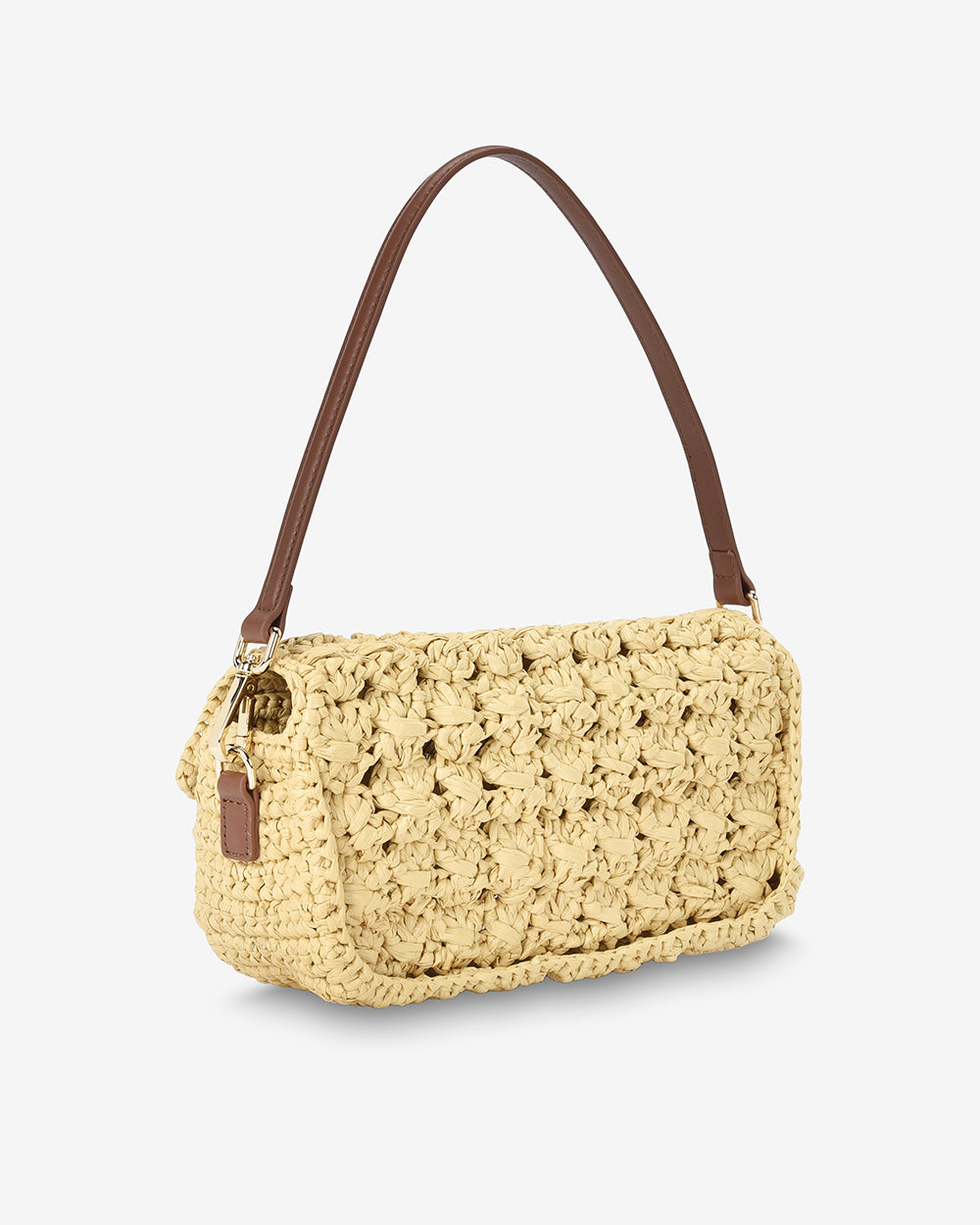 Thea Shoulder Bag - Raffia Weave