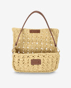 Thea Shoulder Bag - Raffia Weave