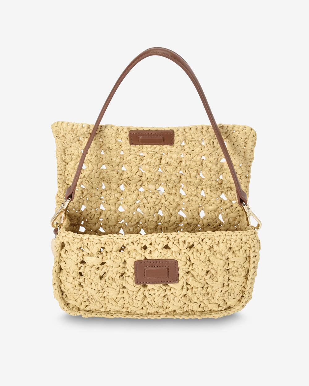 Thea Shoulder Bag - Raffia Weave
