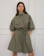 Virginia Mini Dress - Moss