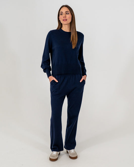 Kelsey Lounge Pant - Navy