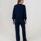 Kelsey Lounge Pant - Navy