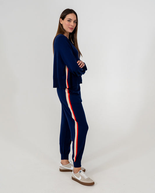 Lively Track Pant - Navy Sport