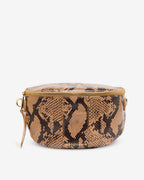 Zara Sling Bag - Caramel Python - Arlington Milne