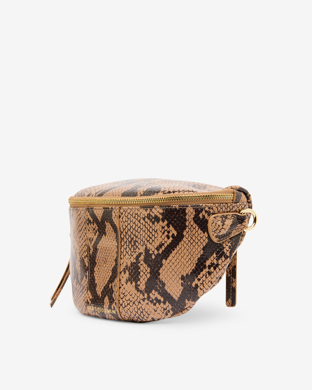Zara Sling Bag - Caramel Python - Arlington Milne