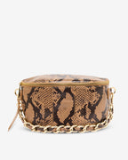 Zara Sling Bag - Caramel Python - Arlington Milne