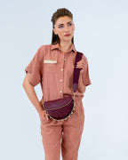 Zara Sling Bag - Burgundy - Arlington Milne