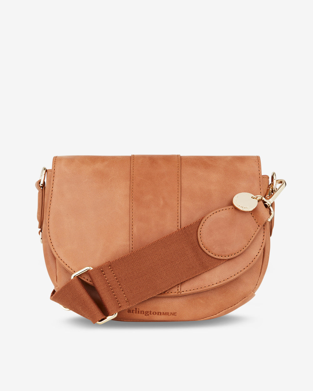 Zara Saddle Bag - Vintage Tan - Arlington Milne