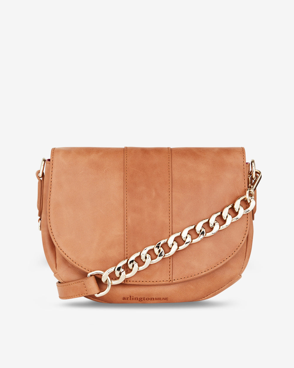 Zara Saddle Bag - Vintage Tan - Arlington Milne