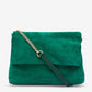 Amber Bag - Emerald Suede