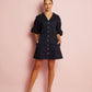 Emma Dress - Navy