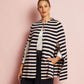 Isabella Cape - Navy/White Stripe