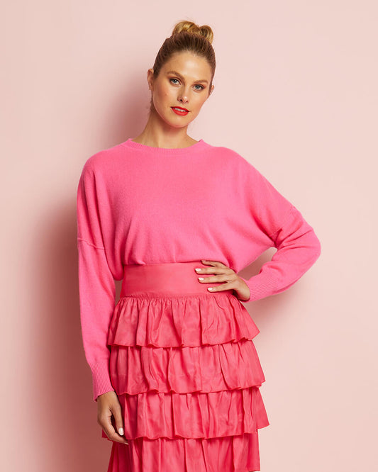 Louise Knit - Dayglo Pink