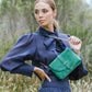 Mini Audrey - Emerald Suede